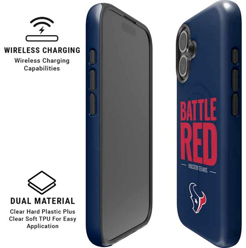 NFL Houston Texans Team Motto iPhone 16 Plus Magsafe Impact Case